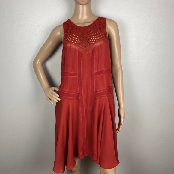NEW A.L.C. SILK SLEEVELESS MINI DRESS - Picture 2 of 7